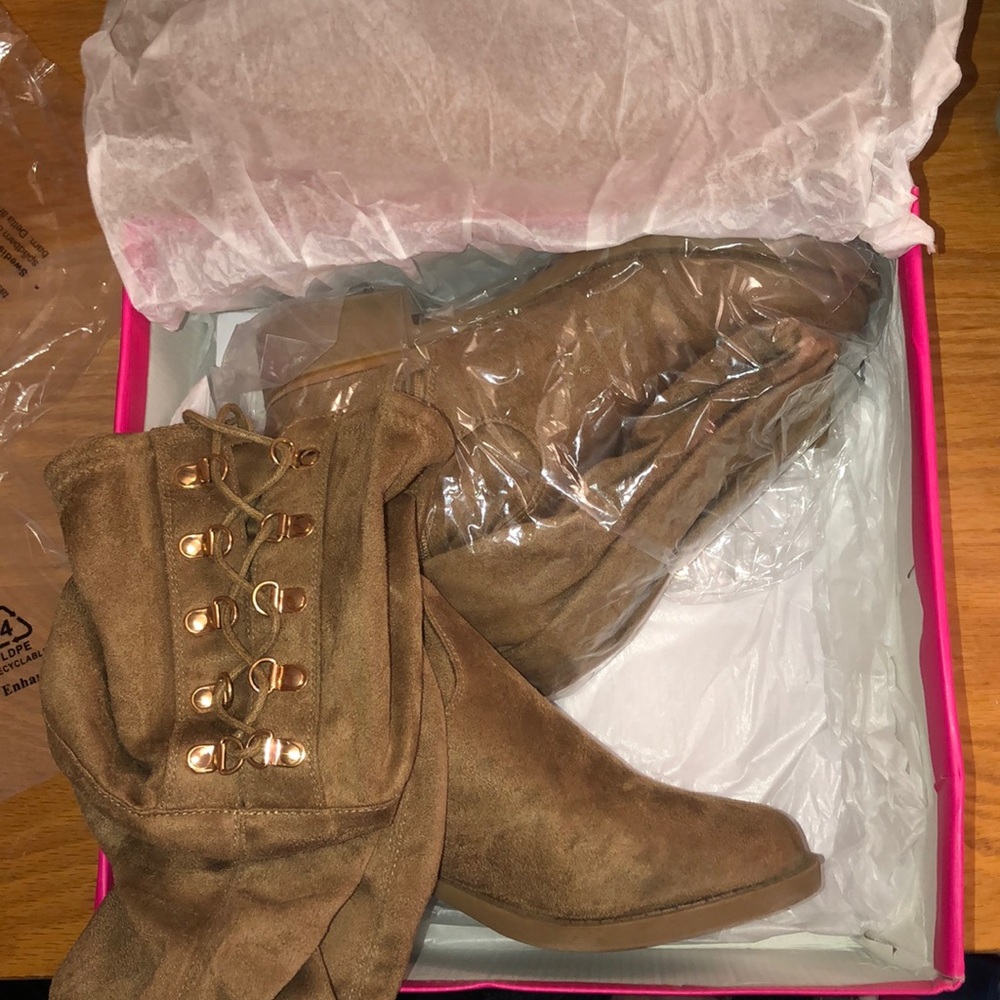 Over The Knees Brown Boots